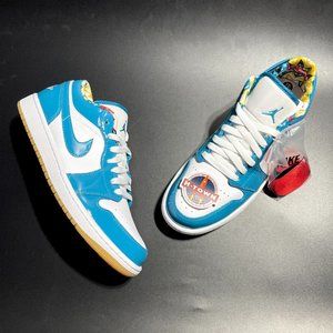 Air Jordan 1 Low SE Barcelona Cyber Teal